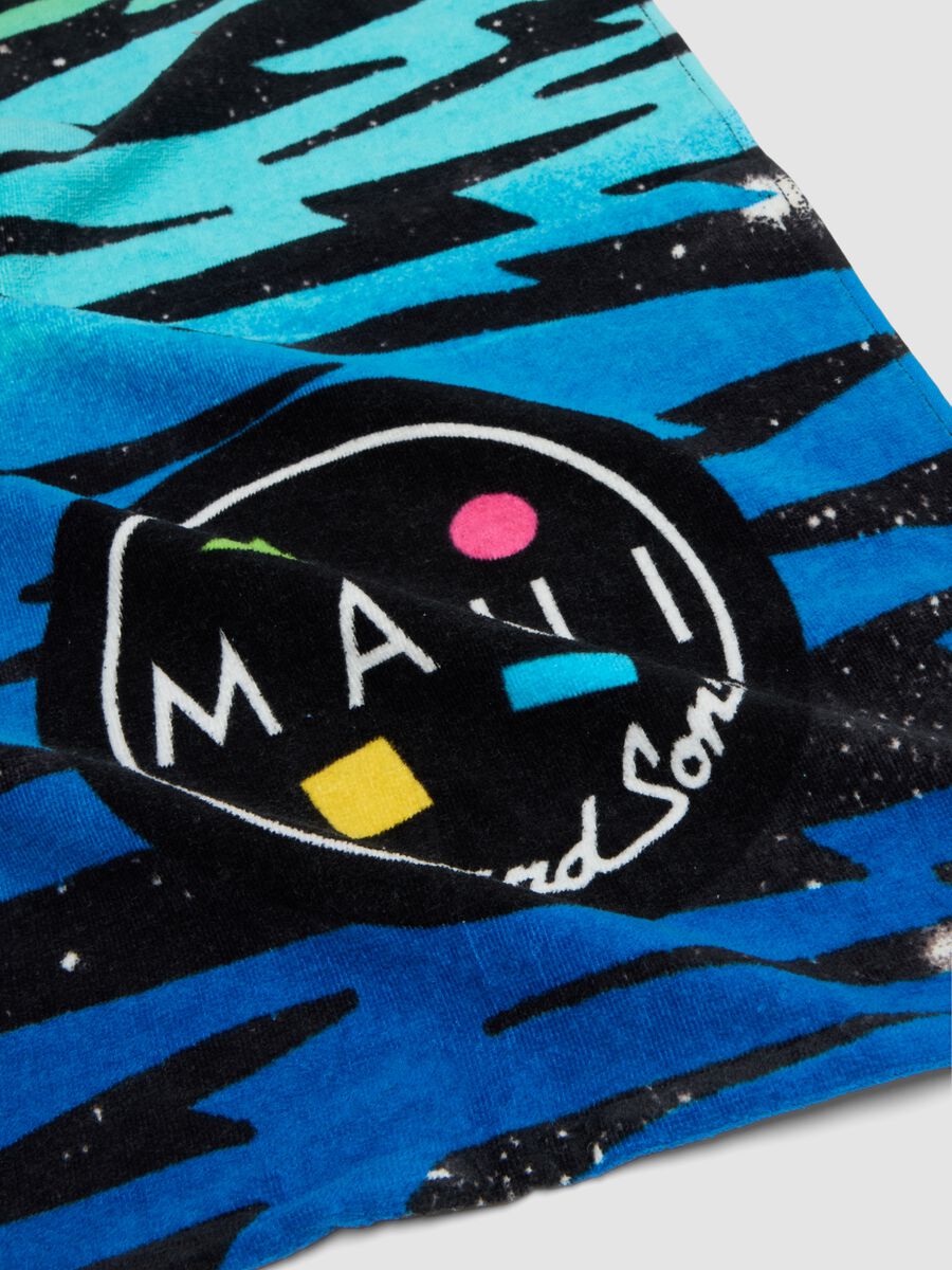 Telo mare multicolor in puro cotone_2