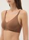 Brown Seamless Bra with Removable Padding_3
