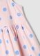 Girls&rsquo; pink pure cotton polka-dot dress, regular fit_3