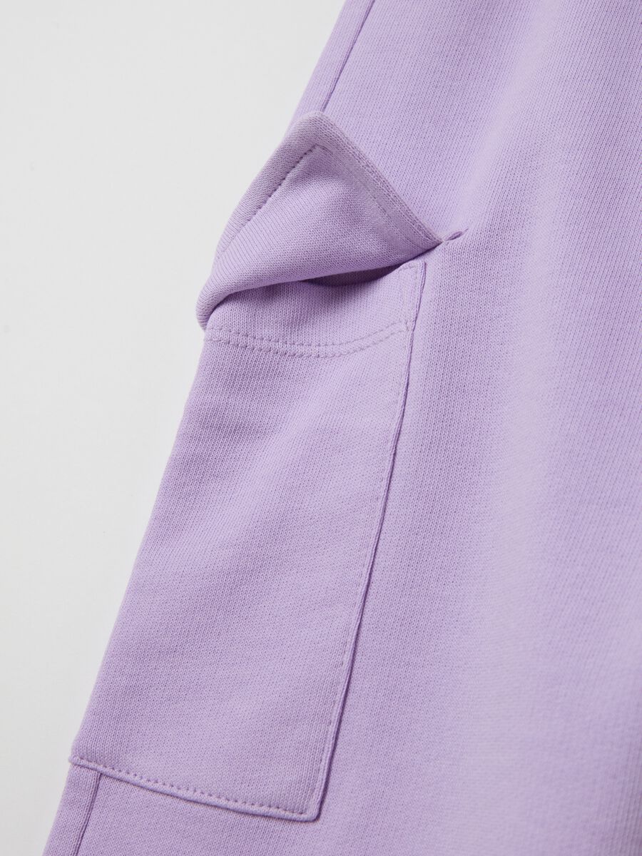 Cargo joggers with elasticated edging_2