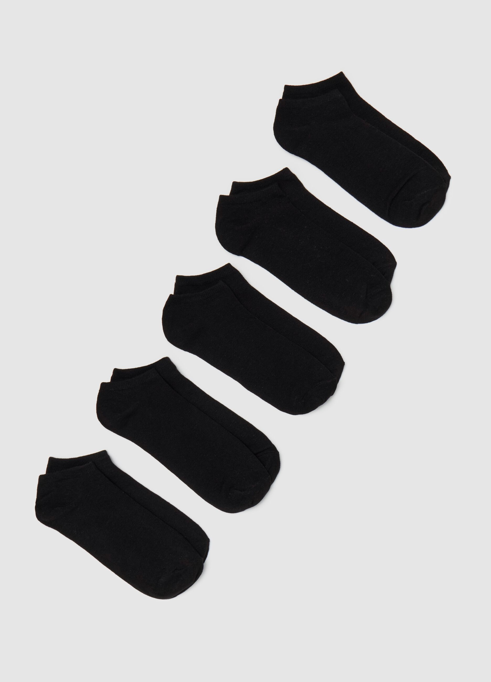 Five-pair pack stretch sneaker liners