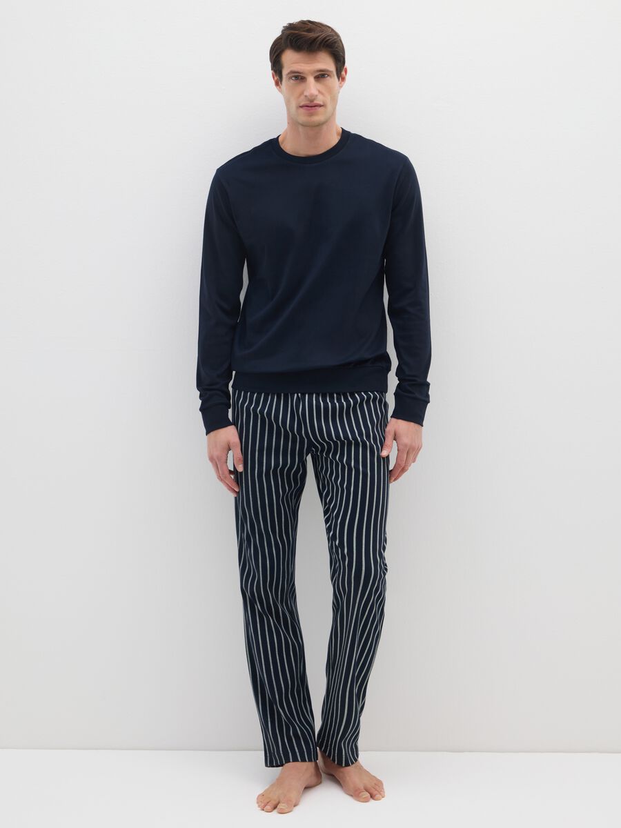 Multicolour pure cotton pyjamas regular fit_0