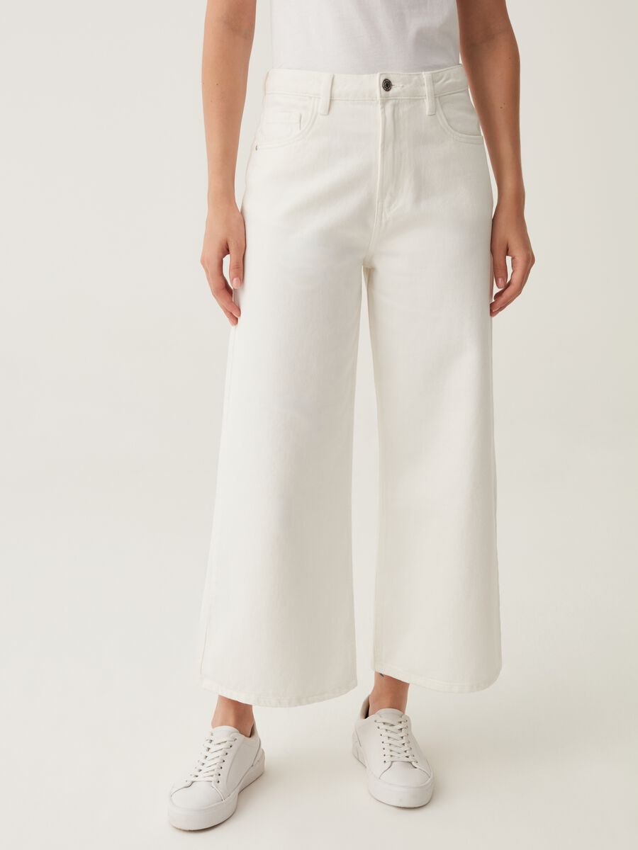 Jeans wide leg cinque tasche_1