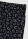 Girls' Black Animal Print Skinny Cotton Leggings_2