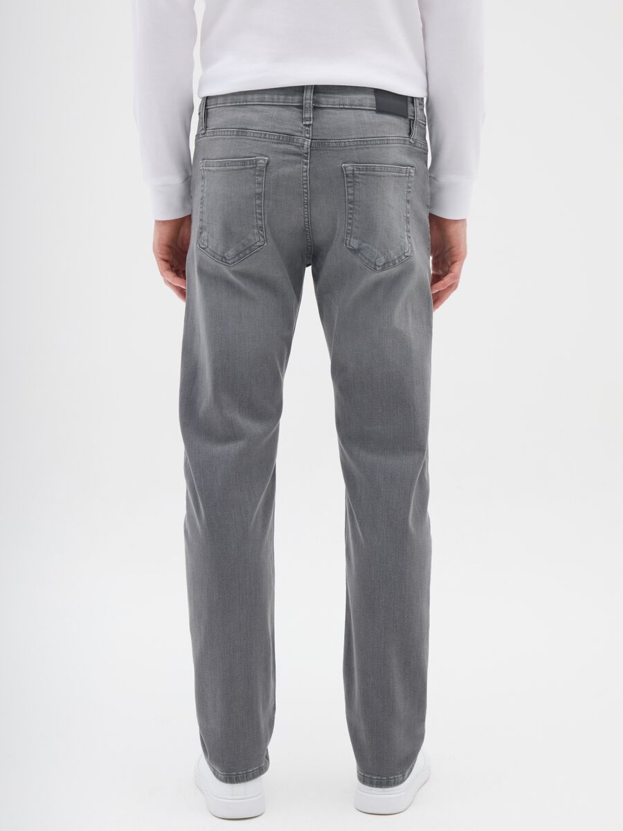 Grey denim regular fit jeans_2