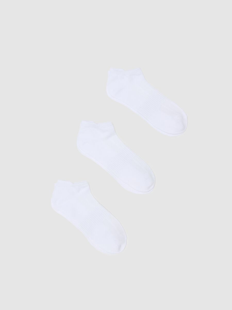 Three-pair pack short stretch socks_0