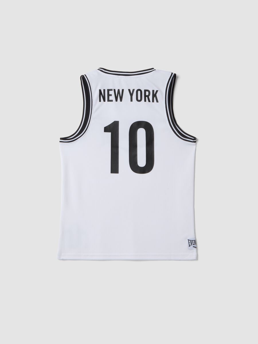 White regular-fit boys&rsquo; vest with contrast piping, oversized style_1