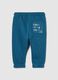 Children's blue cotton trousers regular fit_1