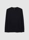Black long sleeve regular fit T-shirt_4
