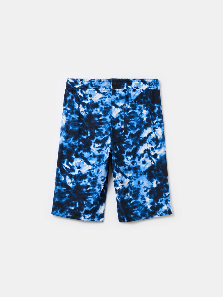 Bermuda jogger in French Terry Tie Dye_1