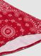 Girls&rsquo; red stretch bikini with paisley print_3