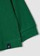 Green long-sleeve crew-neck pure cotton T-shirt for boys_2