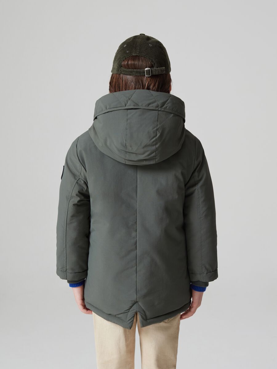Parka con cappuccio e interno in sherpa_2