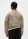 Beige Leopard Print Bomber Jacket_1