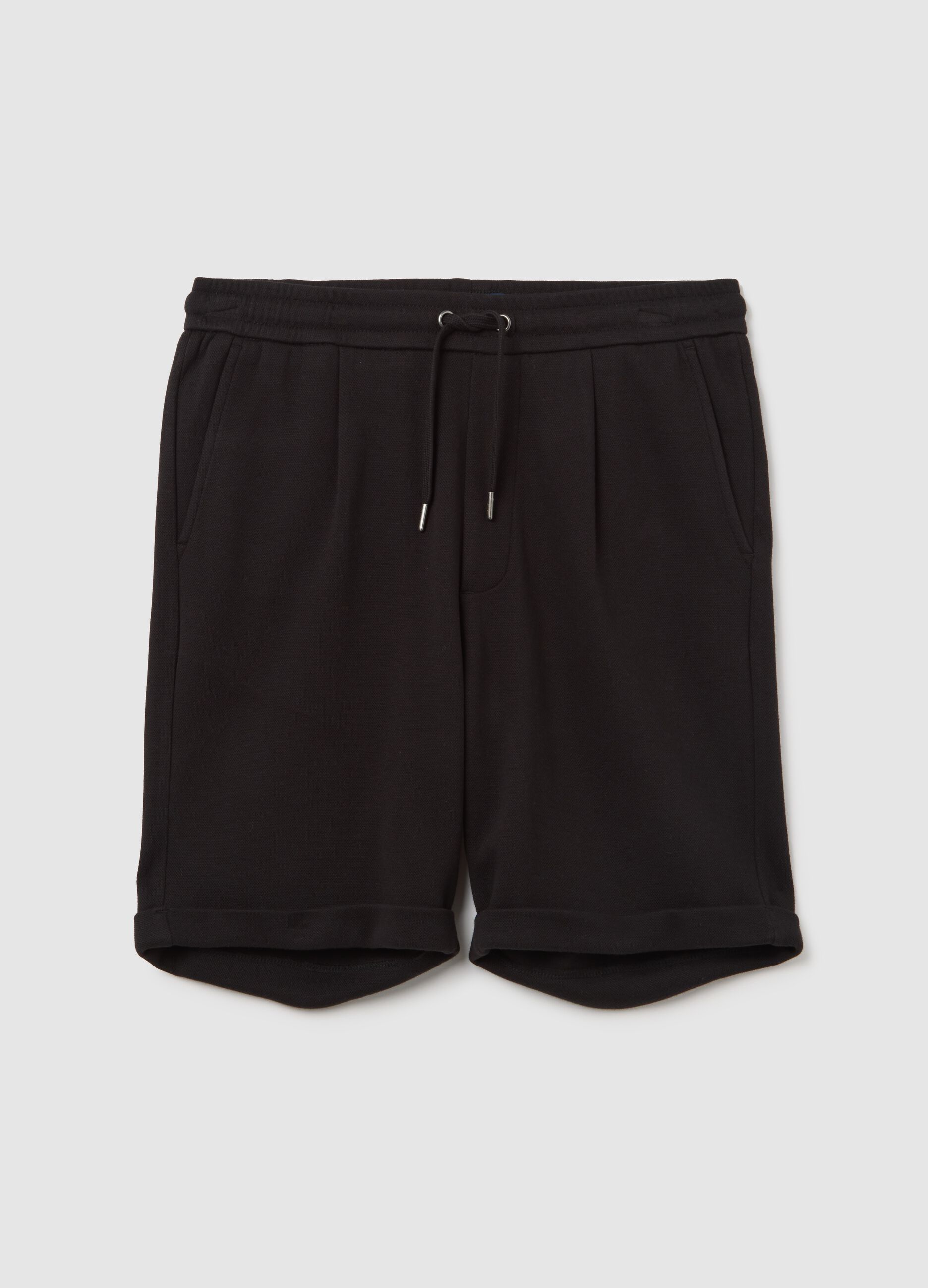 Bermuda chino in cotone con coulisse