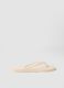 Beige flip-flops with translucent straps_0