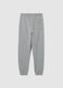 Boy's joggers in grey cotton blend relaxed fit_1