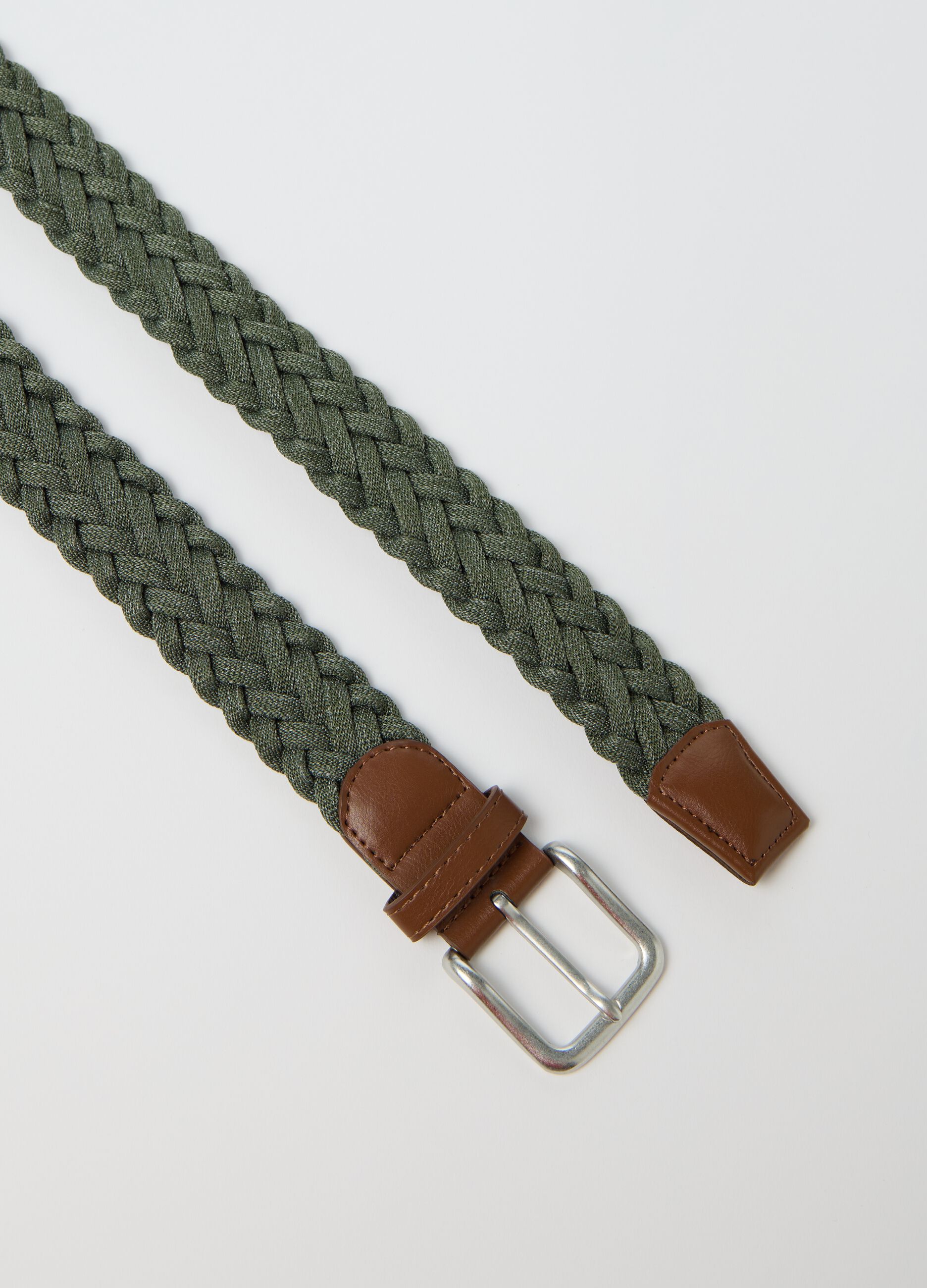 Cintura intrecciata verde