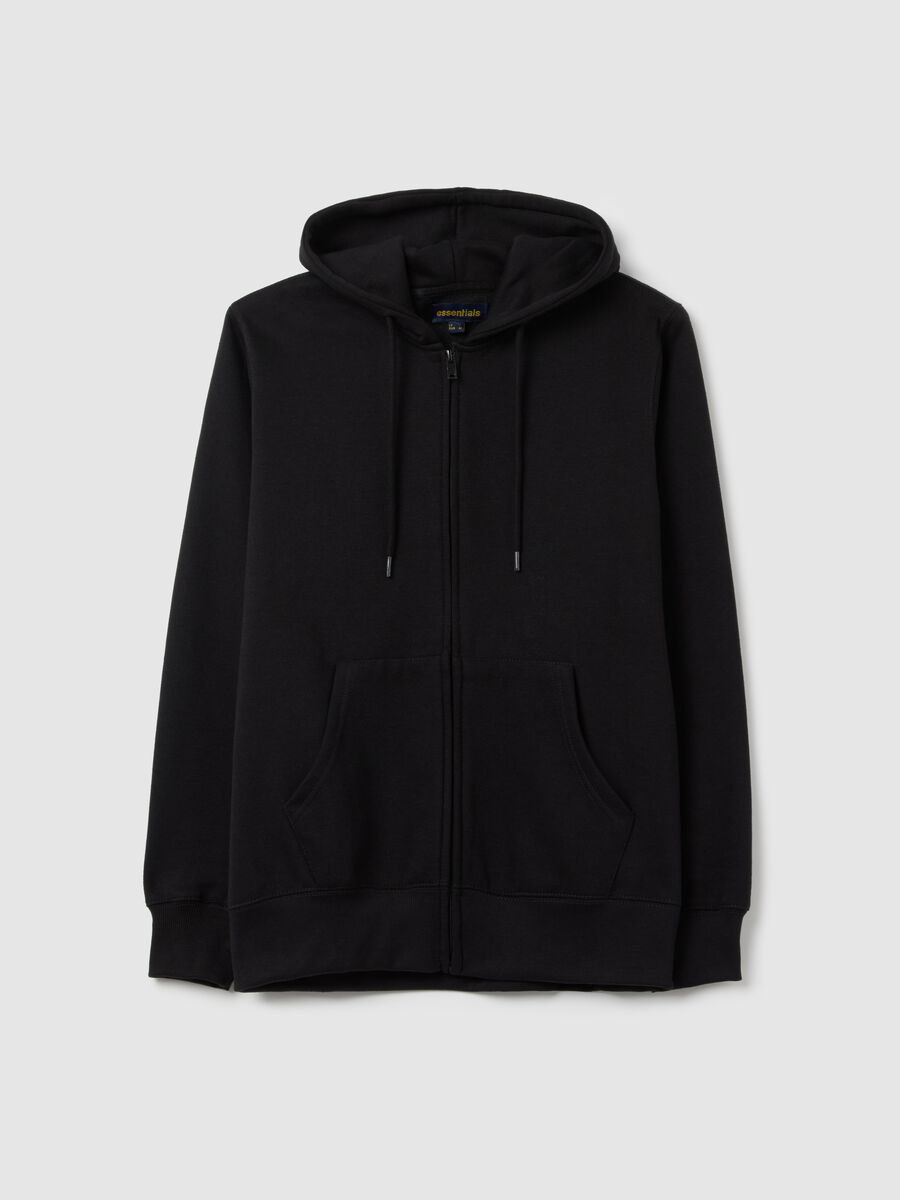 Essential full-zip sweatshirt with hood_4