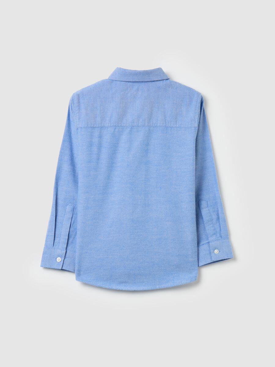 Oxford cotton shirt with pocket_1