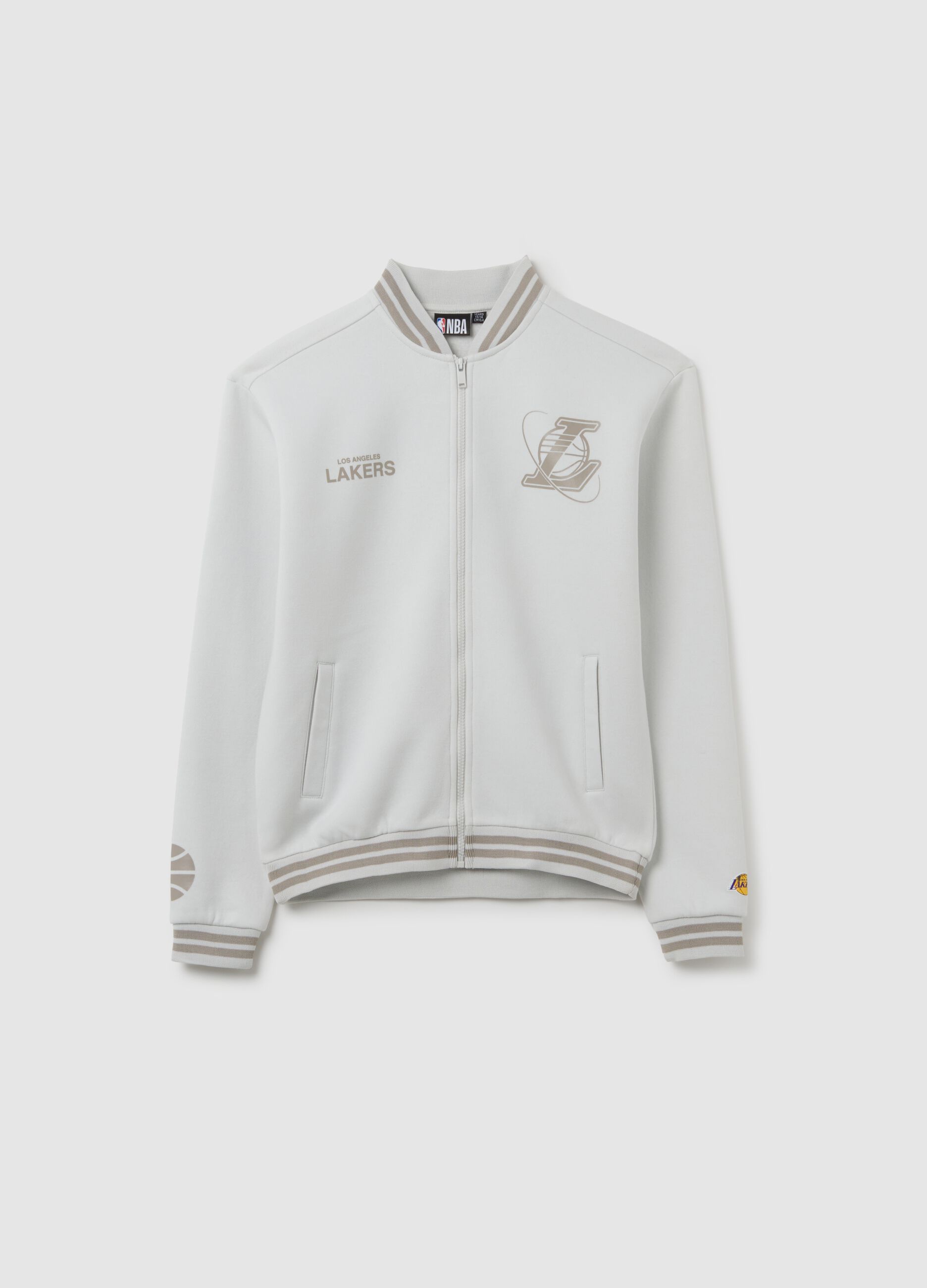 Felpa da bambino regular fit con stampa Lakers