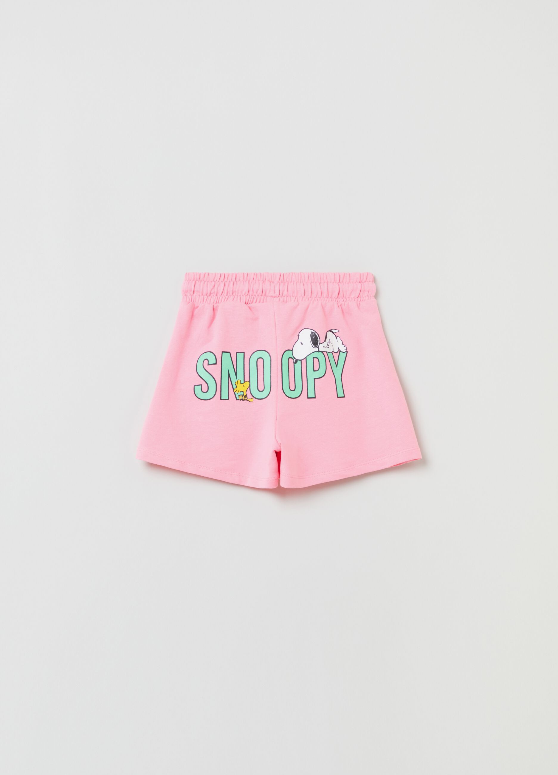 Shorts con coulisse stampa Peanuts_1