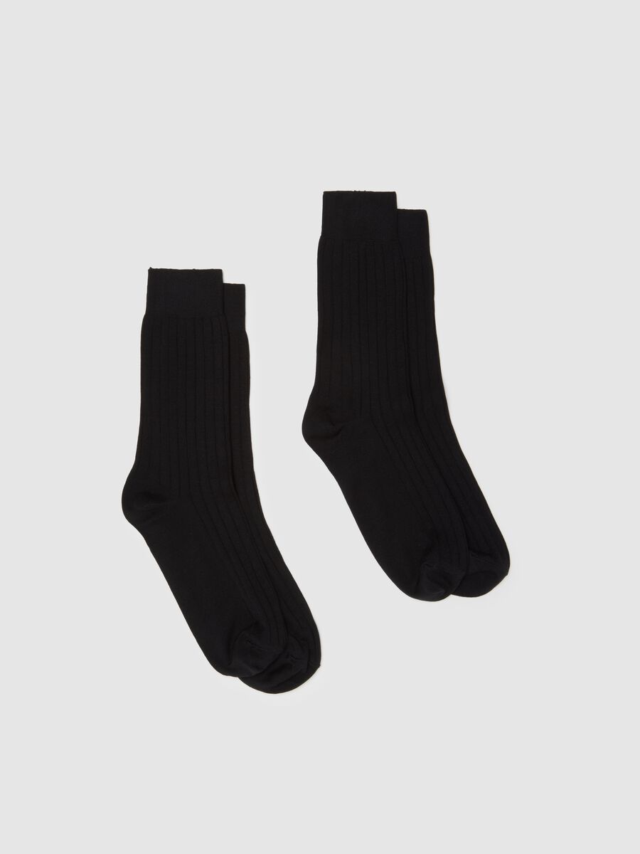 Two-Pack Short Blue Socks_0