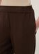 Brown wide-leg trousers with elasticated waist_3