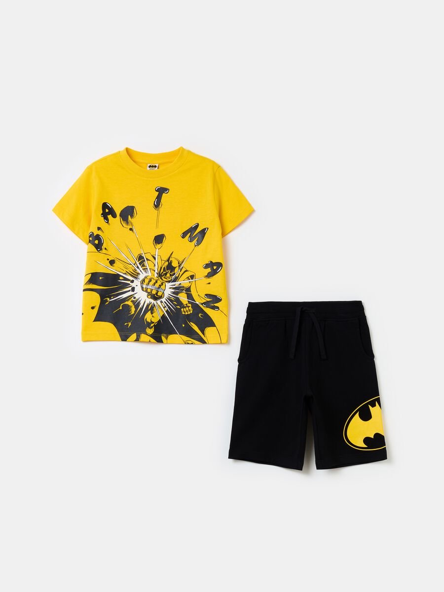 Cotton jogging set with Batman print_0