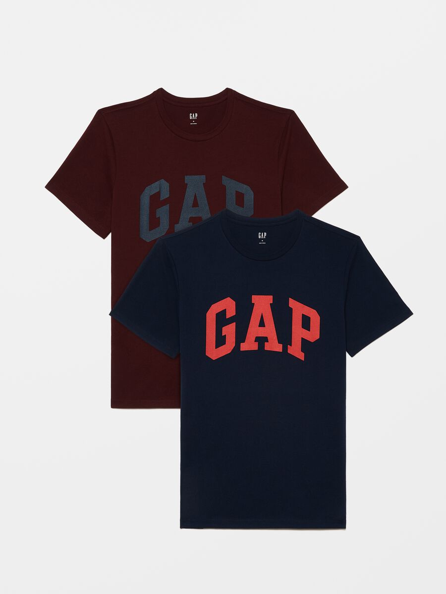 Bipack t-shirt con stampa logo_0