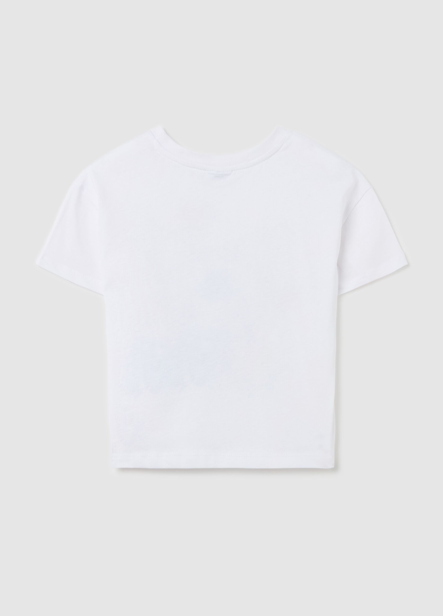 Cotton T-shirt with Kuromi print