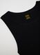 Men's black pure cotton vest_5