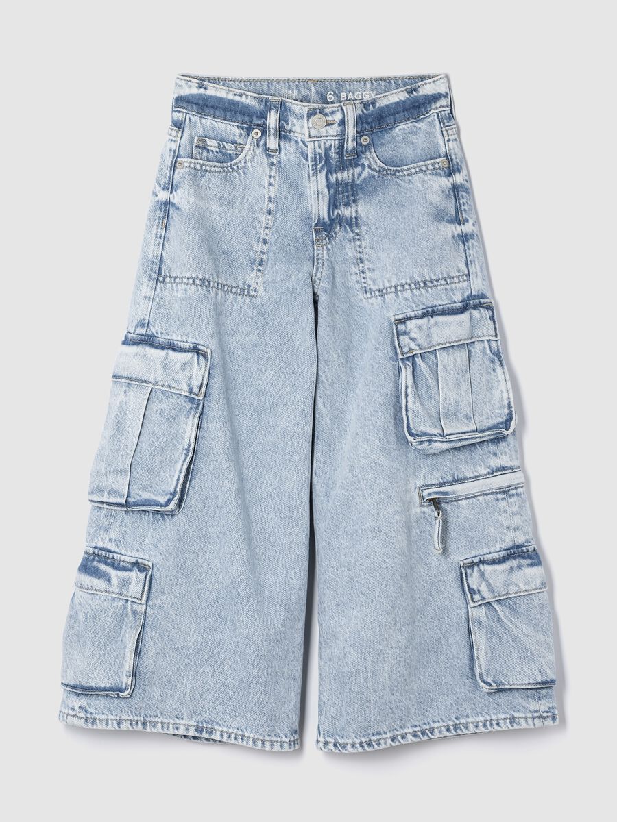 Baggy-fit jeans with multiple pockets_0