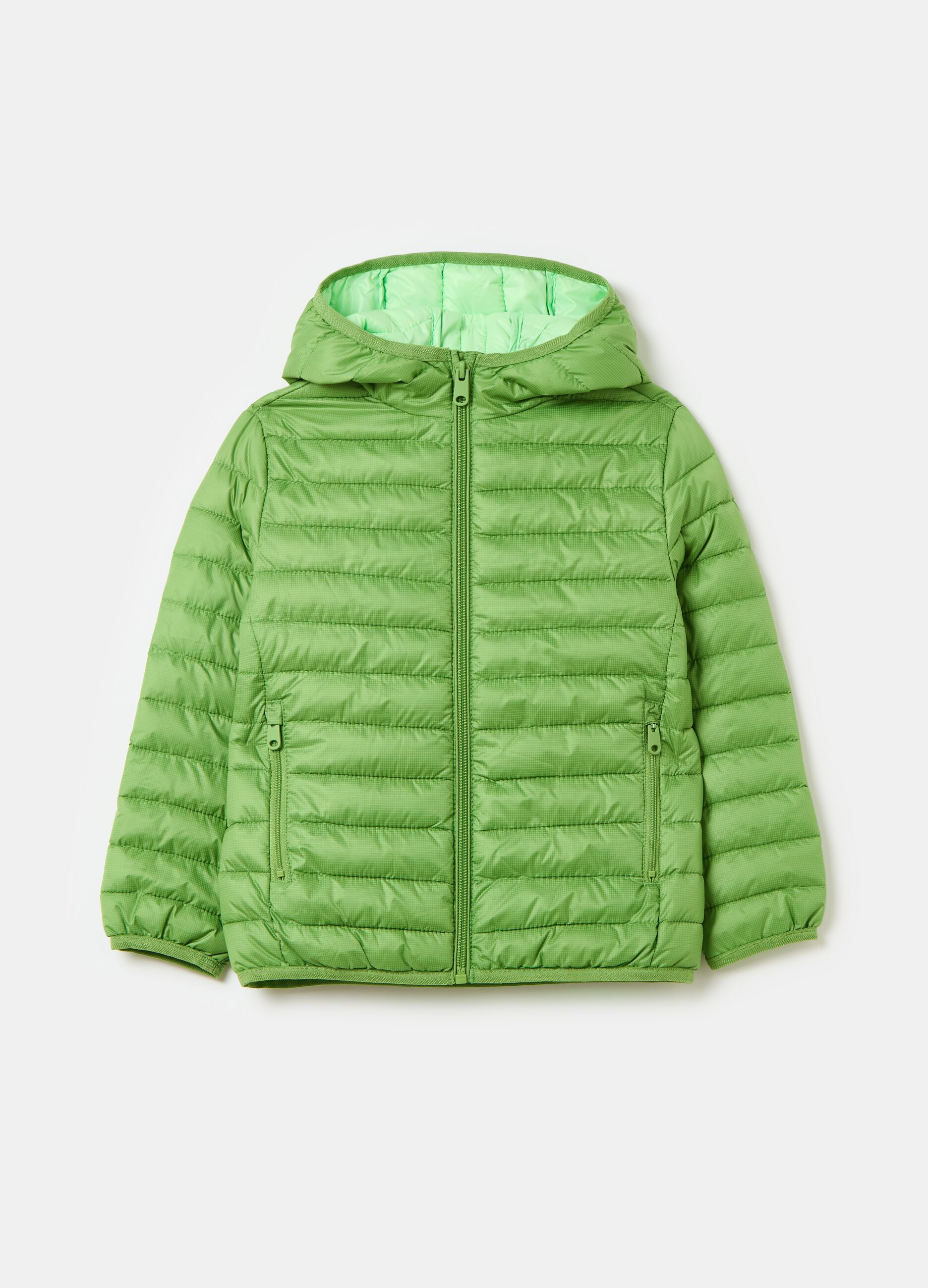 Piumino ultralight con cappuccio