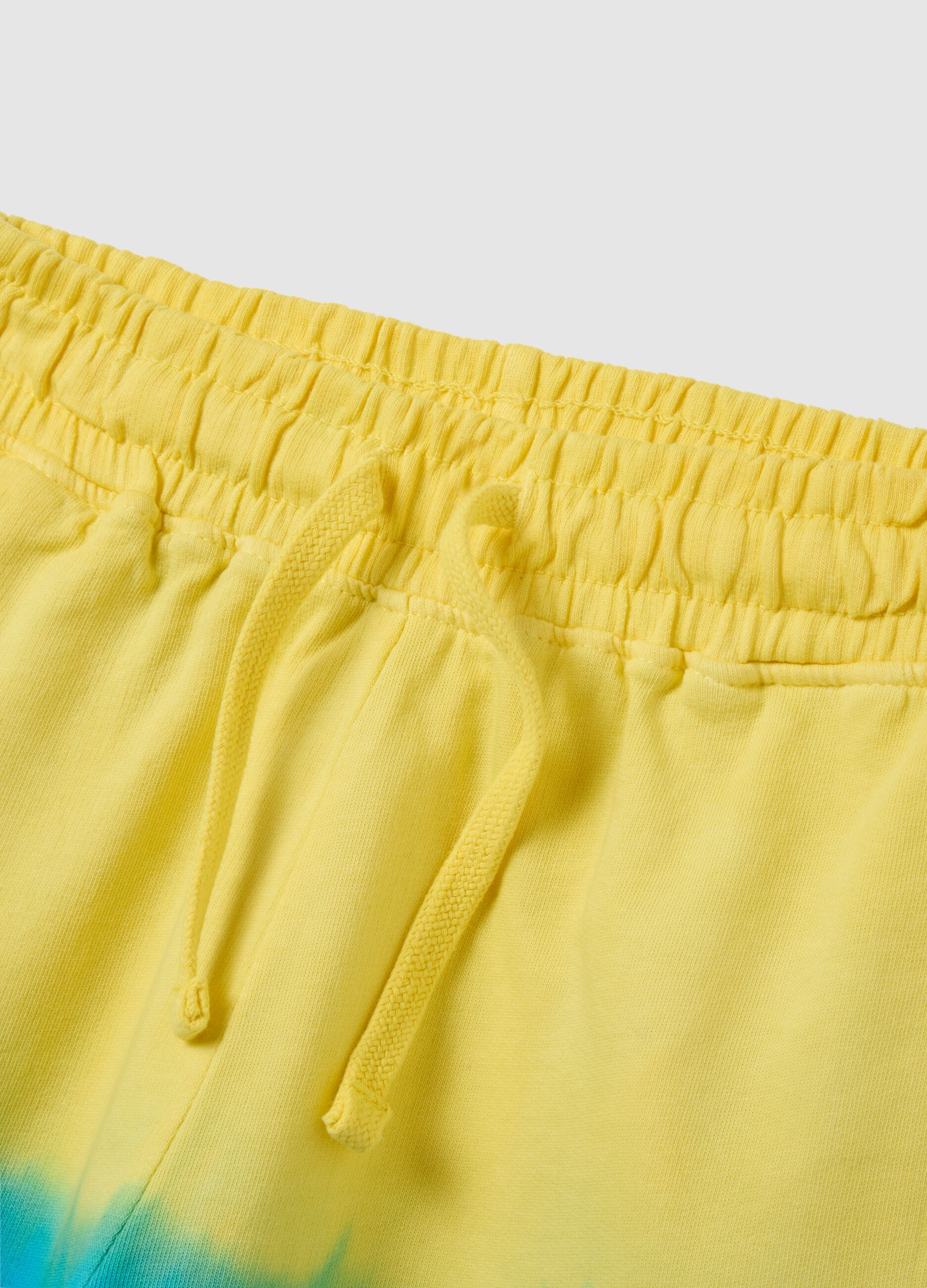 Children's multicolour regular fit cotton shorts