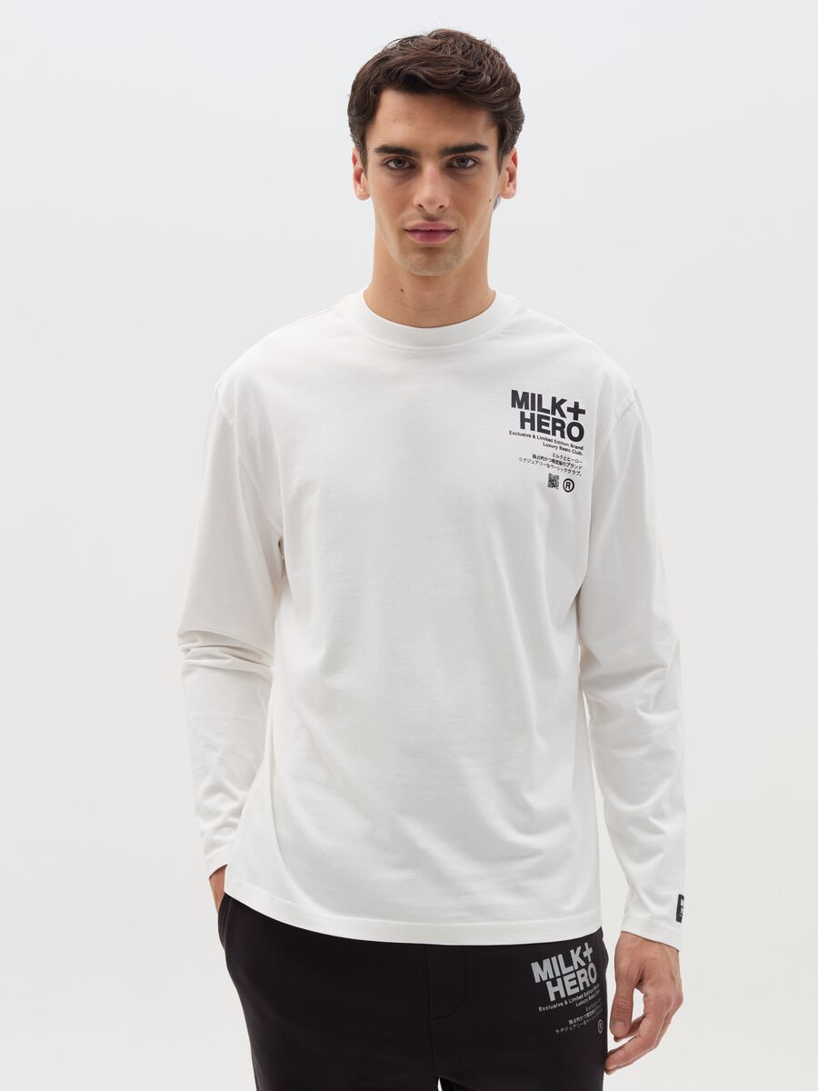Long-sleeved T-shirt with print_0