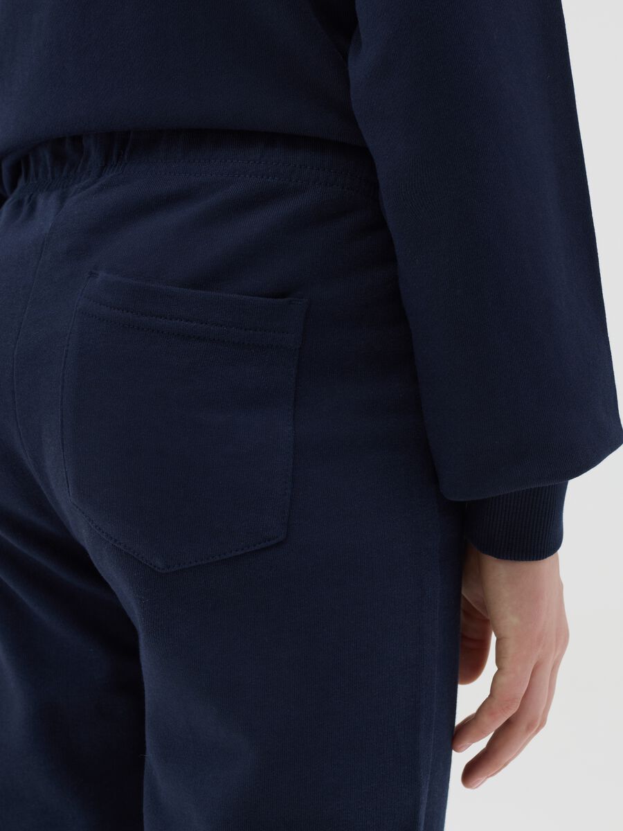 Cotton joggers with drawstring_2