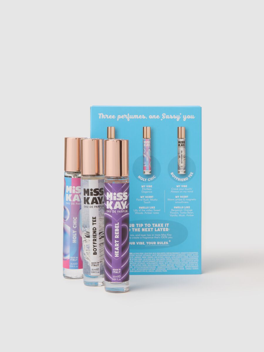 Trio profumi di Miss Kay, Heart Rebel, Boyfriend Tee e Holy Chic_1