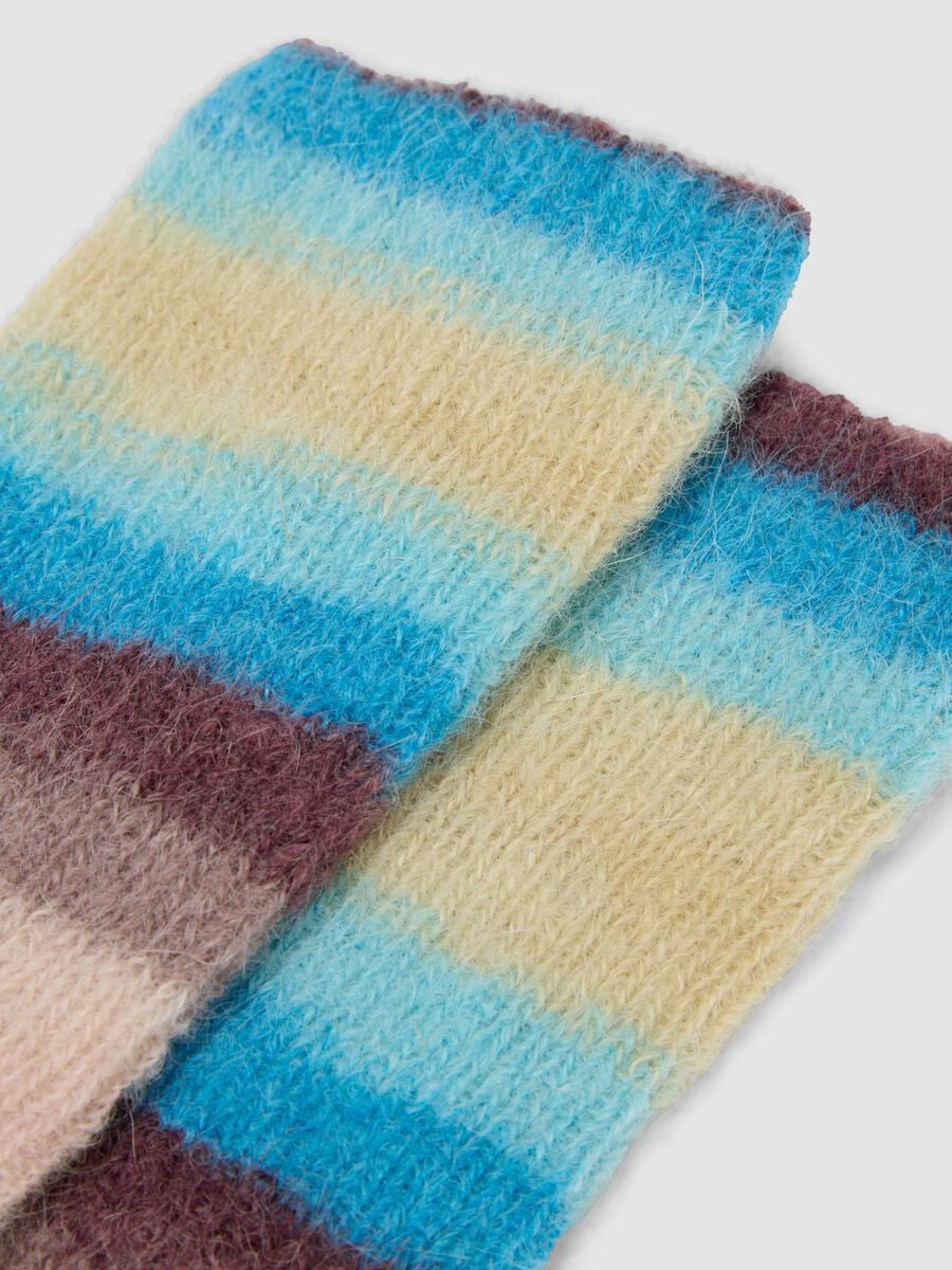 Multicolour striped mohair and stretch alpaca socks_2
