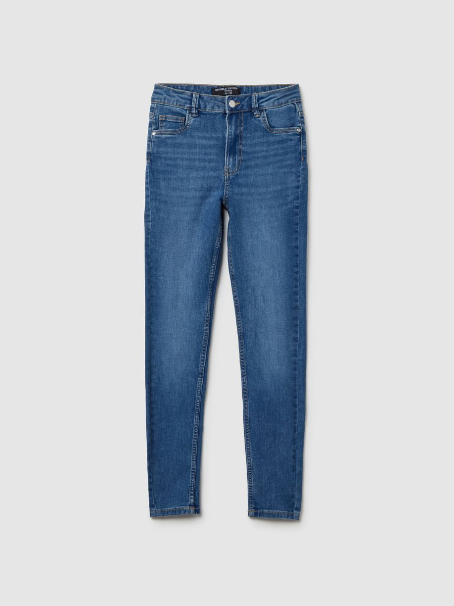 Skinny-fit high rise jeans_4