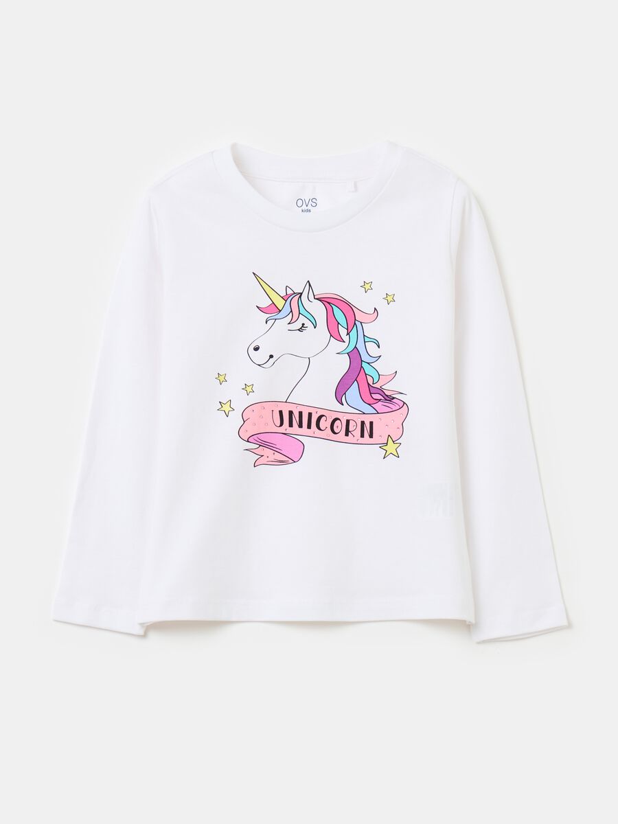 Long-sleeved T-shirt with print_0