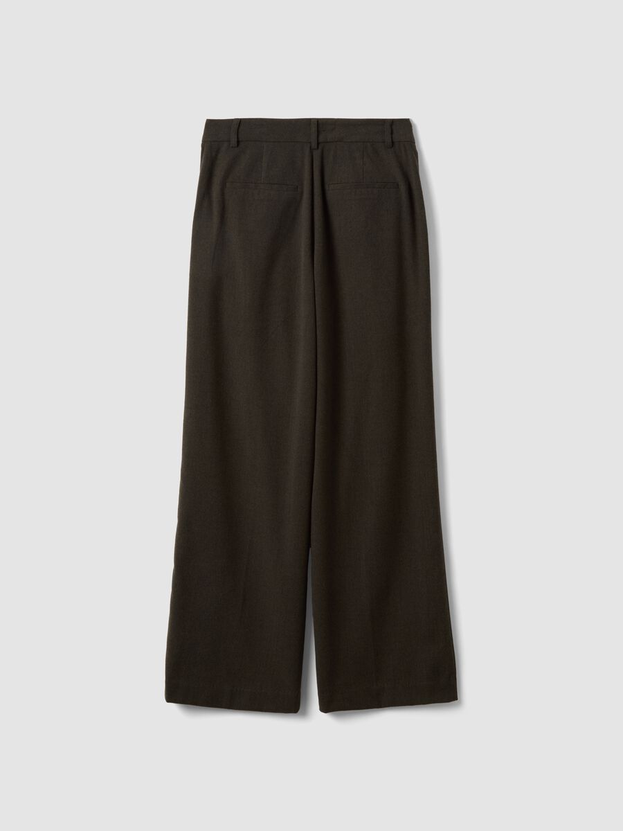 Grey wide-leg trousers in stretch viscose_6