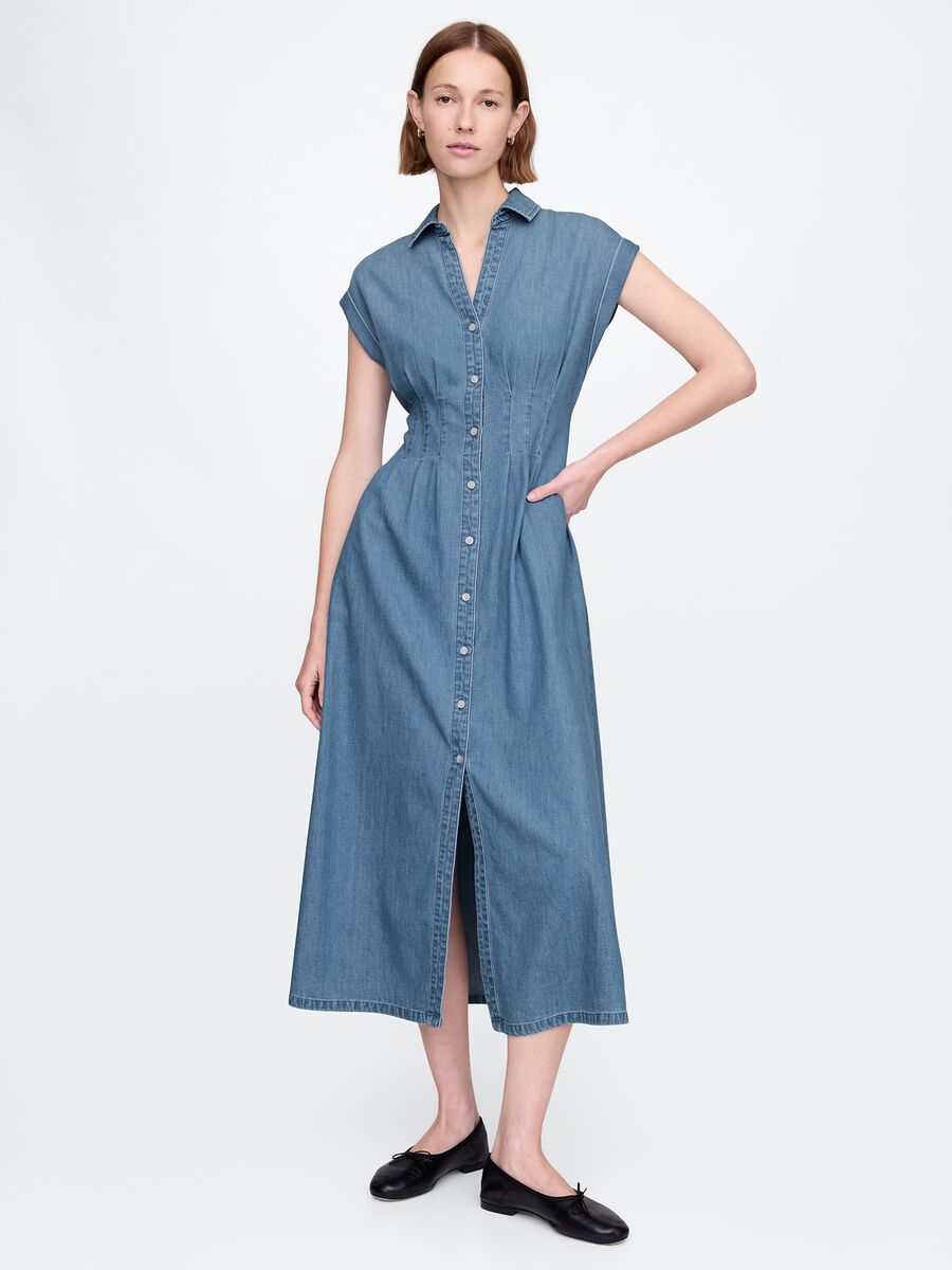 Gap Long Denim Dress_0
