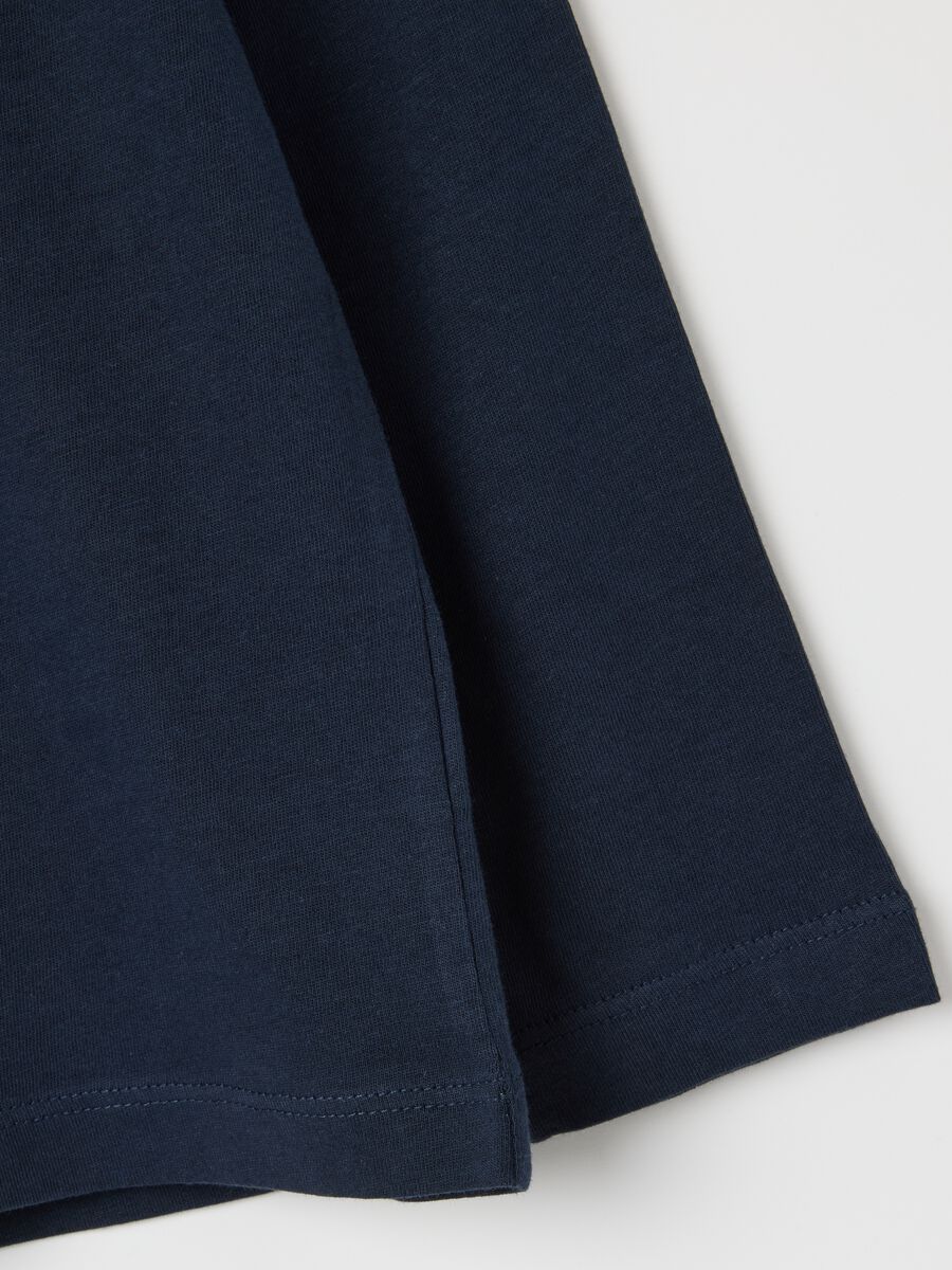 Children's Blue Cotton Regular Fit Sweater_3