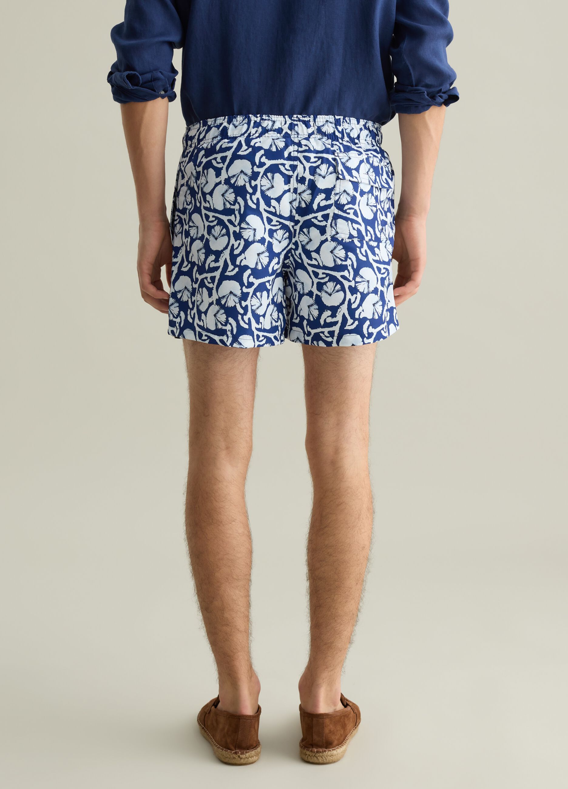 Men’s boxer shorts in multicolour mixed fabric with regular fit