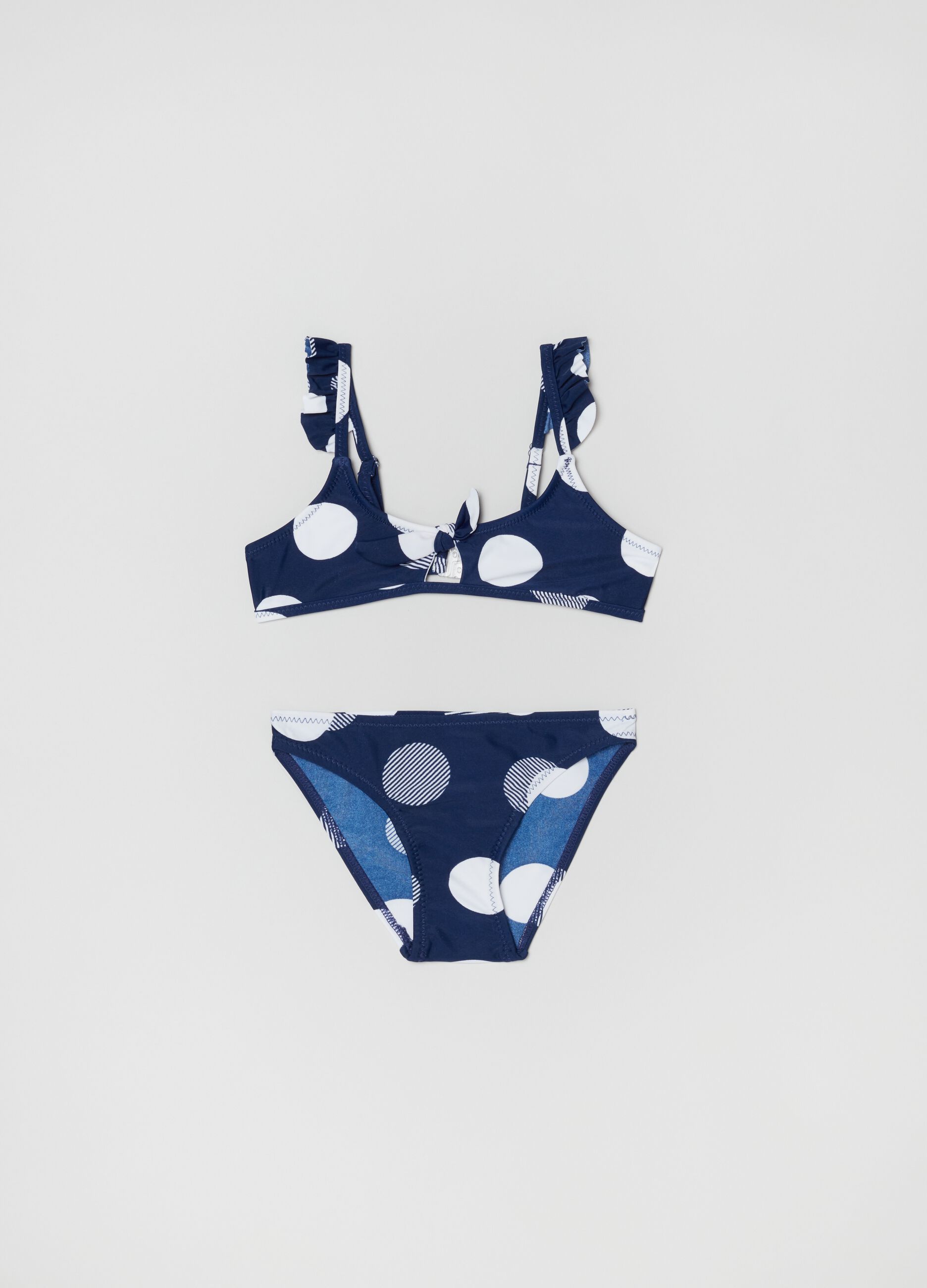 Bikini with polka dot print