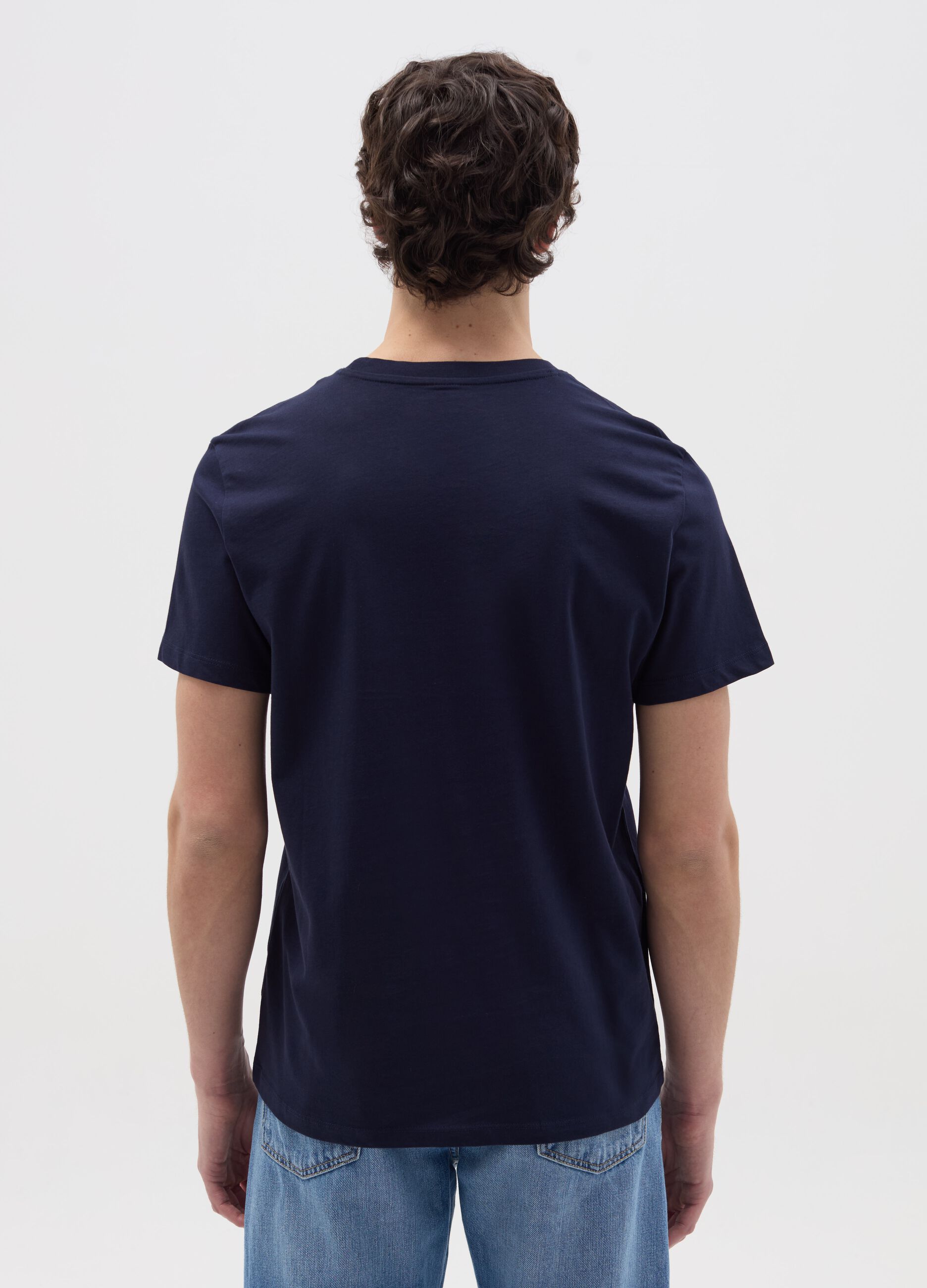 Relaxed-fit T-shirt with round neck