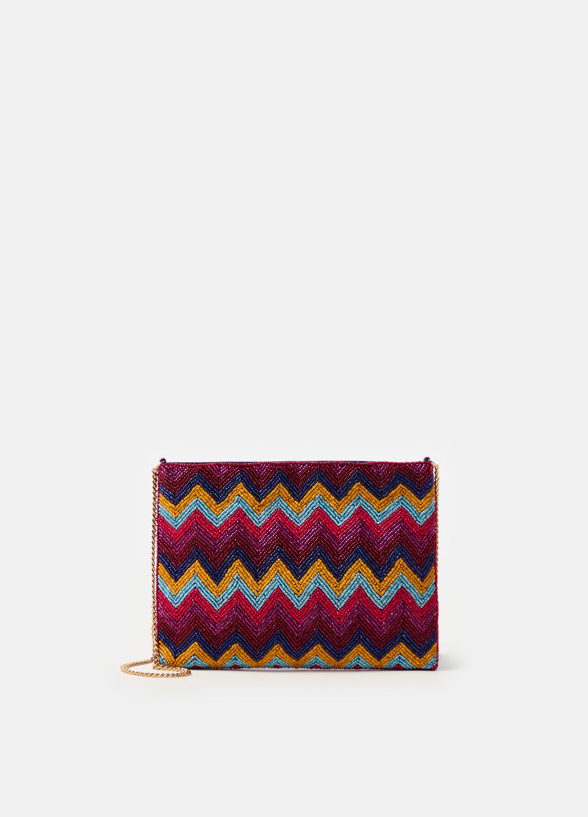 Ovs Pochette con perline multicolore