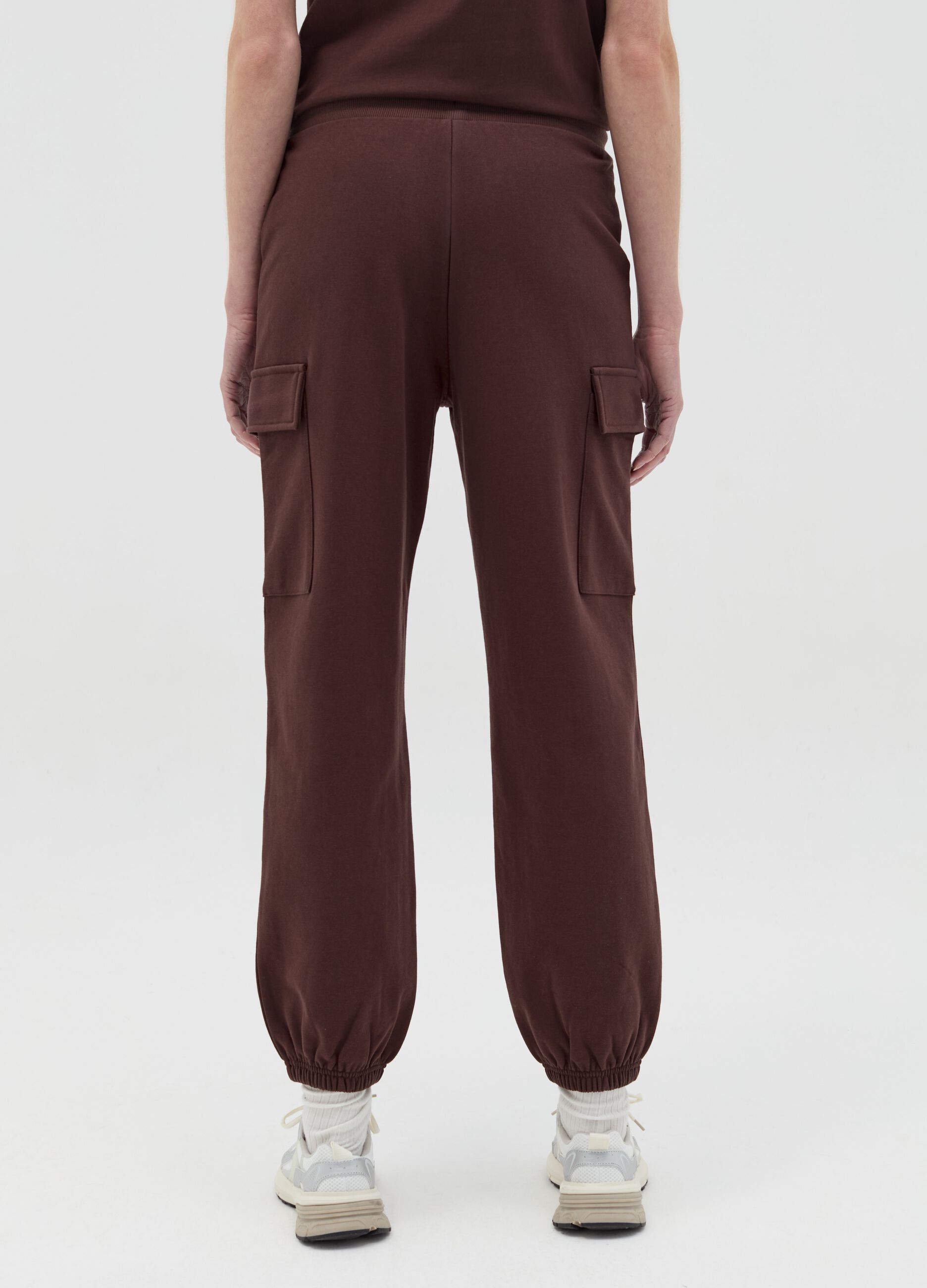 Cargo joggers in fleece