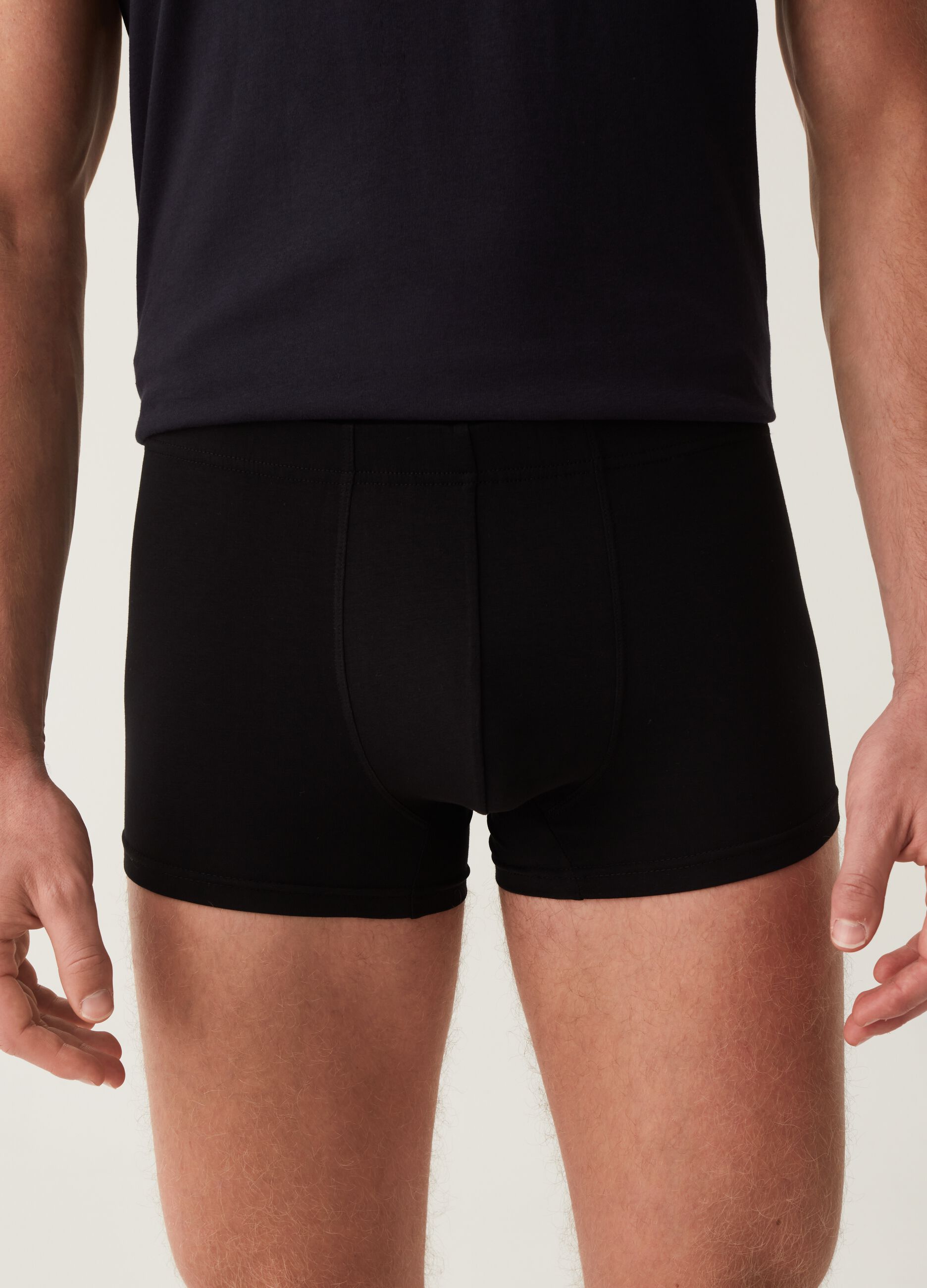 Tripack boxer in cotone bio stretch